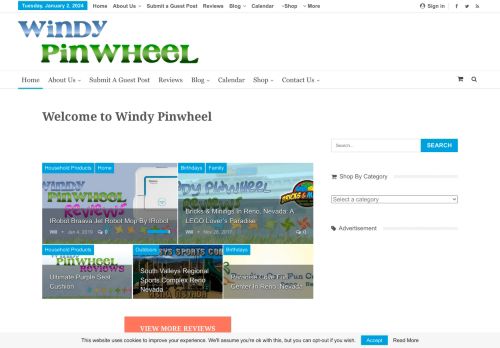Windy Pinwheel capture - 2024-01-03 21:42:25