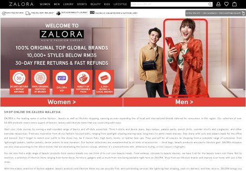 Zalora Malaysia capture - 2024-01-05 10:06:49