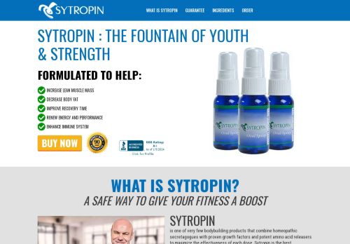 Sytropin Secretagogue Spray capture - 2024-01-05 17:52:19