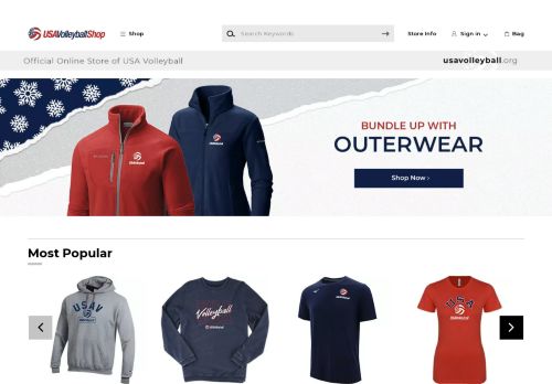 USA Volleyball Shop capture - 2024-01-05 18:23:45