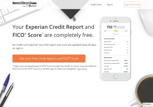 Free Credit Report capture - 2024-01-05 22:04:47