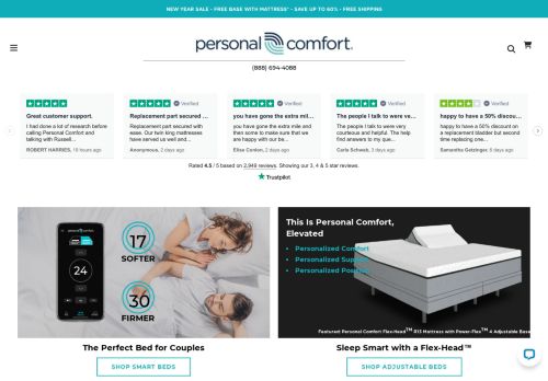Personal Comfort Bed capture - 2024-01-06 14:21:50