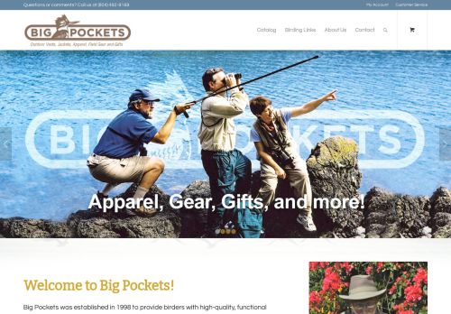 Big Pockets Clothing & Gear capture - 2024-01-07 12:20:18