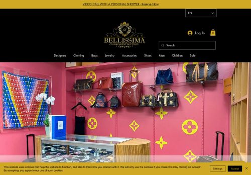 Bellissima Consignment Online capture - 2024-01-07 16:06:45
