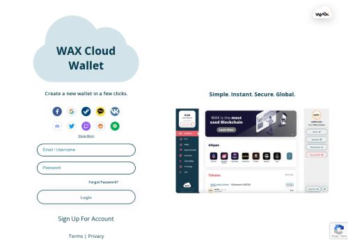 WAX Cloud Wallet capture - 2024-01-07 16:09:55