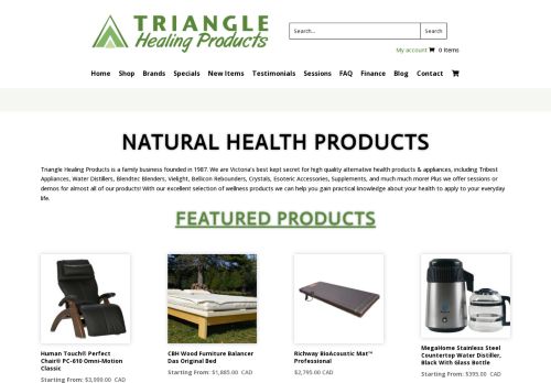 Triangle Healing Products capture - 2024-01-07 21:31:48