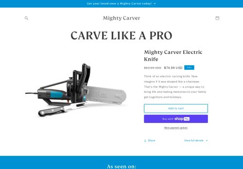 Mighty Carver Electric Knife capture - 2024-01-07 22:47:15