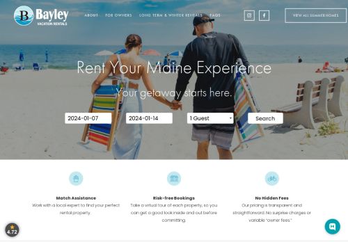 Bayley Vacation Rentals capture - 2024-01-08 02:28:40