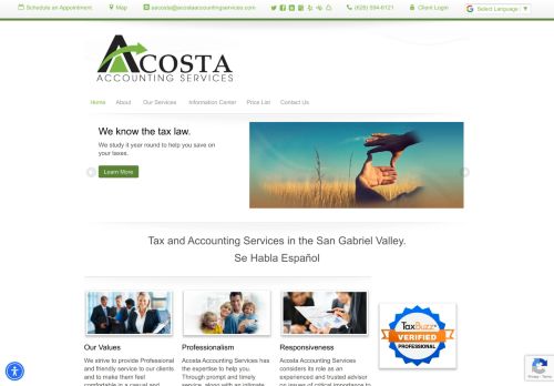 Acosta Accounting Services capture - 2024-01-08 02:51:27