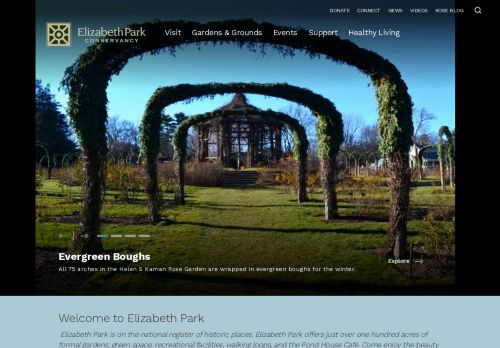 Elizabeth Park Conservancy capture - 2024-01-08 04:34:05