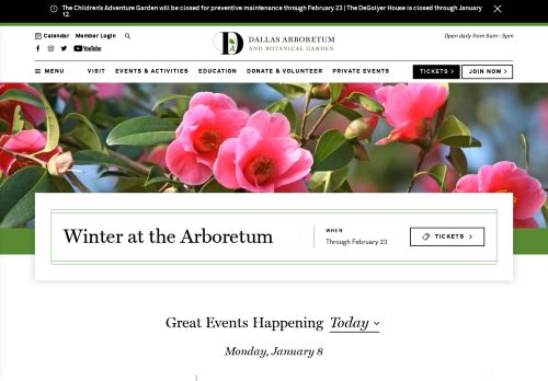 Dallas Arboretum capture - 2024-01-08 06:44:17