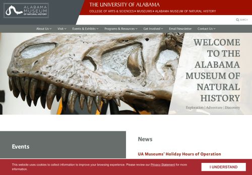Alabama Museum Of Natural History capture - 2024-01-08 07:12:29