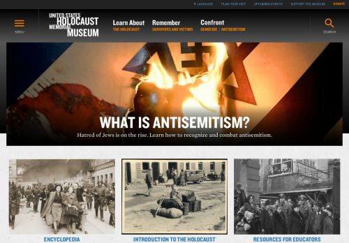 United States Holocaust Memorial Museum capture - 2024-01-08 08:12:57