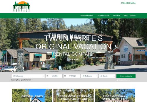 Twain Harte Rentals capture - 2024-01-08 09:53:45