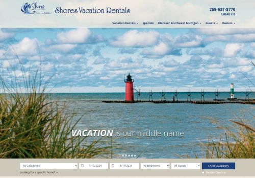 Shores Vacation Rentals capture - 2024-01-08 15:34:11