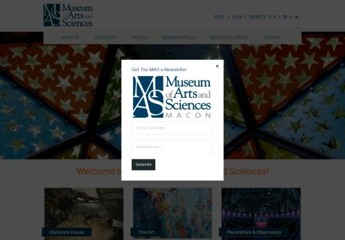 Museum Of Arts And Sciencies Macon capture - 2024-01-08 18:19:52
