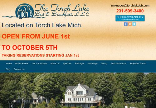 The Torch Lake Bed and Breakfast capture - 2024-01-08 22:34:45
