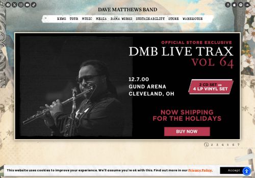 Dave Matthews Band capture - 2024-01-08 23:17:58