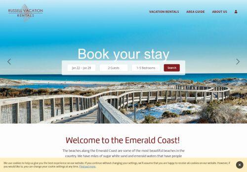 Russell Vacation Rentals capture - 2024-01-09 01:08:15