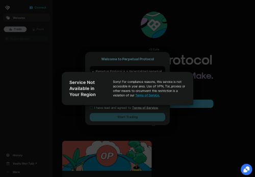 Perpetual Protocol Exchange capture - 2024-01-09 01:45:42