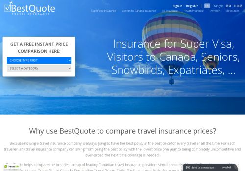 Best Quote Travel Insurance capture - 2024-01-09 01:59:51
