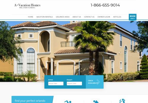 A Plus Vacation Homes capture - 2024-01-09 02:04:03