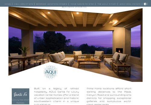 Aqui Santa Fe Vacation Rentals capture - 2024-01-09 06:27:01