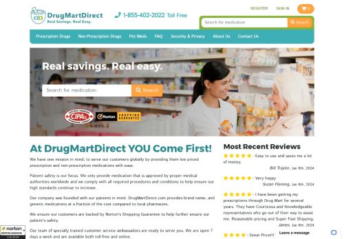Drug Mart Direct capture - 2024-01-09 07:18:14