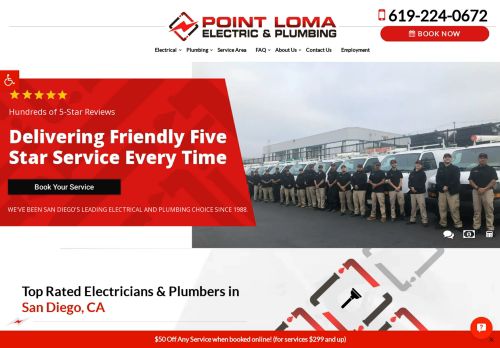 Point Loma Electric Ad Plumbing capture - 2024-01-09 09:03:33