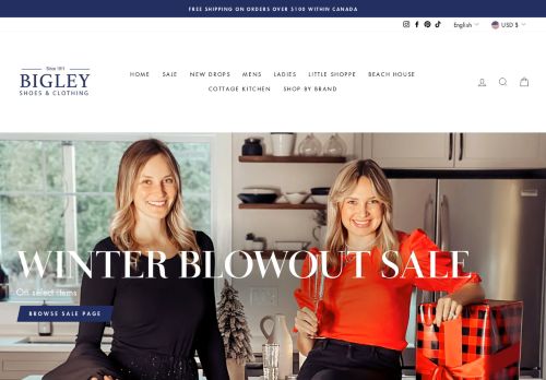 Bigley Shoes and Clothing capture - 2024-01-09 10:49:06