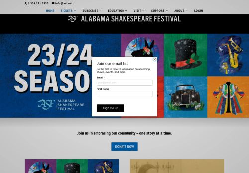 Alabama Shakespeare Festival capture - 2024-01-09 21:13:32