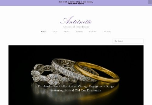 Antoinette Antique & Estate Jewelry capture - 2024-01-10 00:58:52