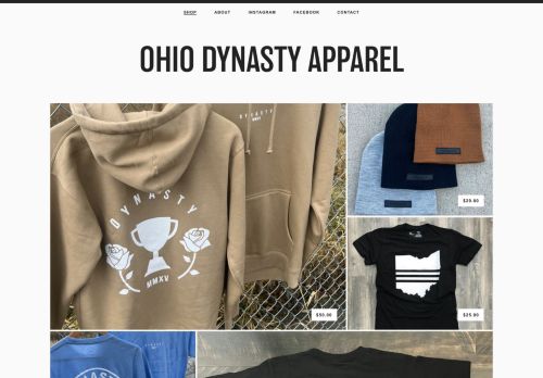 Ohio Dynasty Apparel capture - 2024-01-10 09:51:40