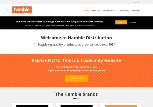 Hamble Distribution Limited capture - 2024-01-11 10:04:50