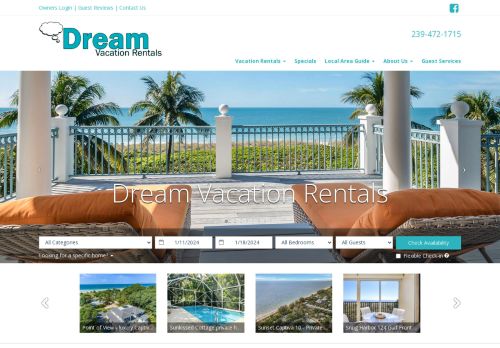 Dream Vacation Rentals capture - 2024-01-11 22:17:59