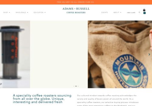 Adams and Russell Coffee Roasters capture - 2024-01-12 06:48:31