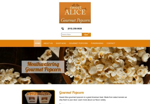 Sweet Alice Gourmet Popcorn capture - 2024-01-12 09:17:37