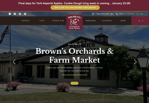 Browns Orchard & Farm Markets capture - 2024-01-12 12:55:17