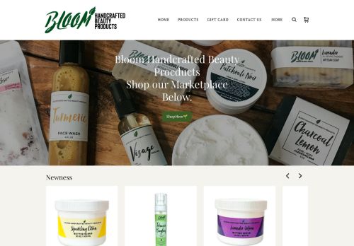 Bloom Handcrafted Beauty Products capture - 2024-01-12 13:00:41