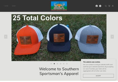 Southern Sportsmans Apparel capture - 2024-01-12 17:59:54