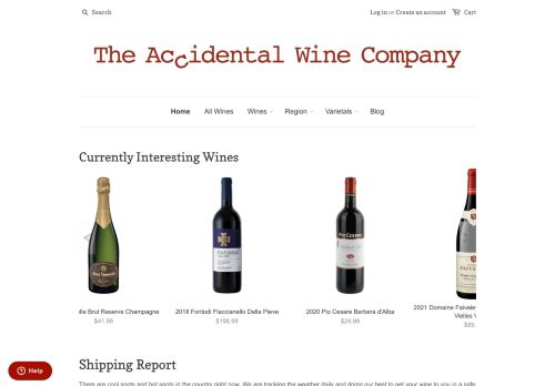 The Accidental Wine Company capture - 2024-01-12 20:01:12