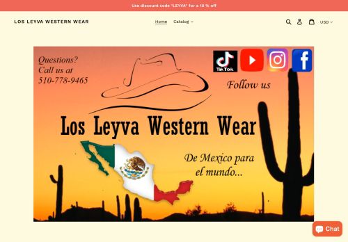 Los Leyva Western Wear capture - 2024-01-12 22:11:13