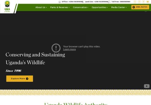 Uganda Wildlife Authority capture - 2024-01-13 03:14:44