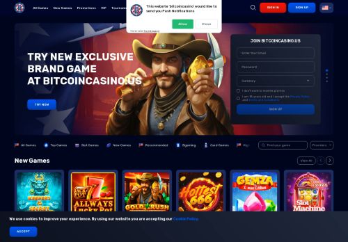 Bitcoin Casino capture - 2024-01-13 07:17:39