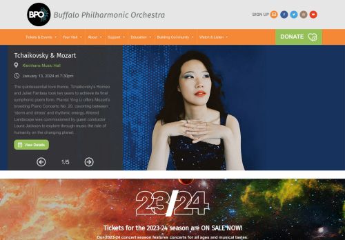 Buffalo Philharmonic Orchestra capture - 2024-01-13 10:46:18