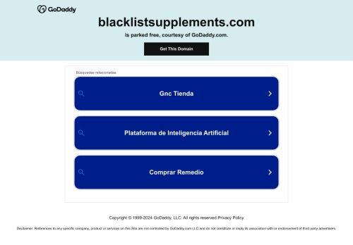 Blacklist Supplemets capture - 2024-01-14 00:56:13