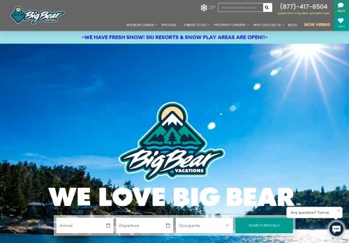 Big Bear Vacations capture - 2024-01-14 11:52:49
