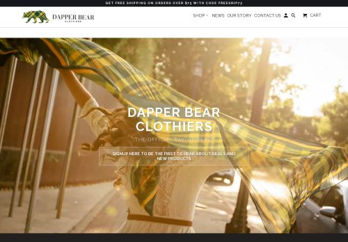 Dapper Bear Clothiers capture - 2024-01-14 15:18:56