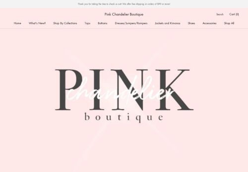 Pink Chandelier Boutique capture - 2024-01-14 15:58:55