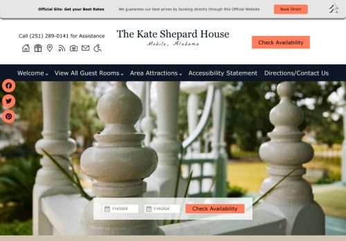 The Kate Shepard House Bed And Breakfast capture - 2024-01-14 17:26:00